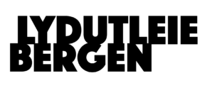 Logo til lokal firma Lydutleie Bergen